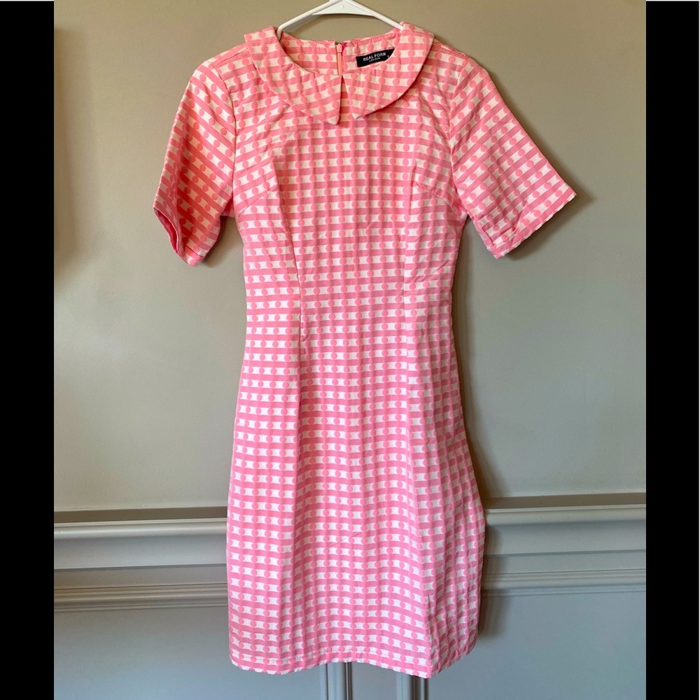 Pink vintage style dress